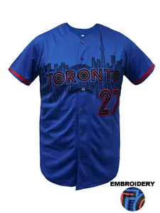 Men's Toronto #4 Embroidered Baseball Jersey Loose Fit V-Neck Short Sleeve Sports Top for Casual Wear, Outdoor Activities