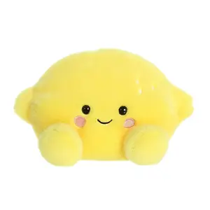 Palm Pals Adorable Yuzu Lemon 5 inch Yellow Mini Soft Plush Collectable Stuffed Animal