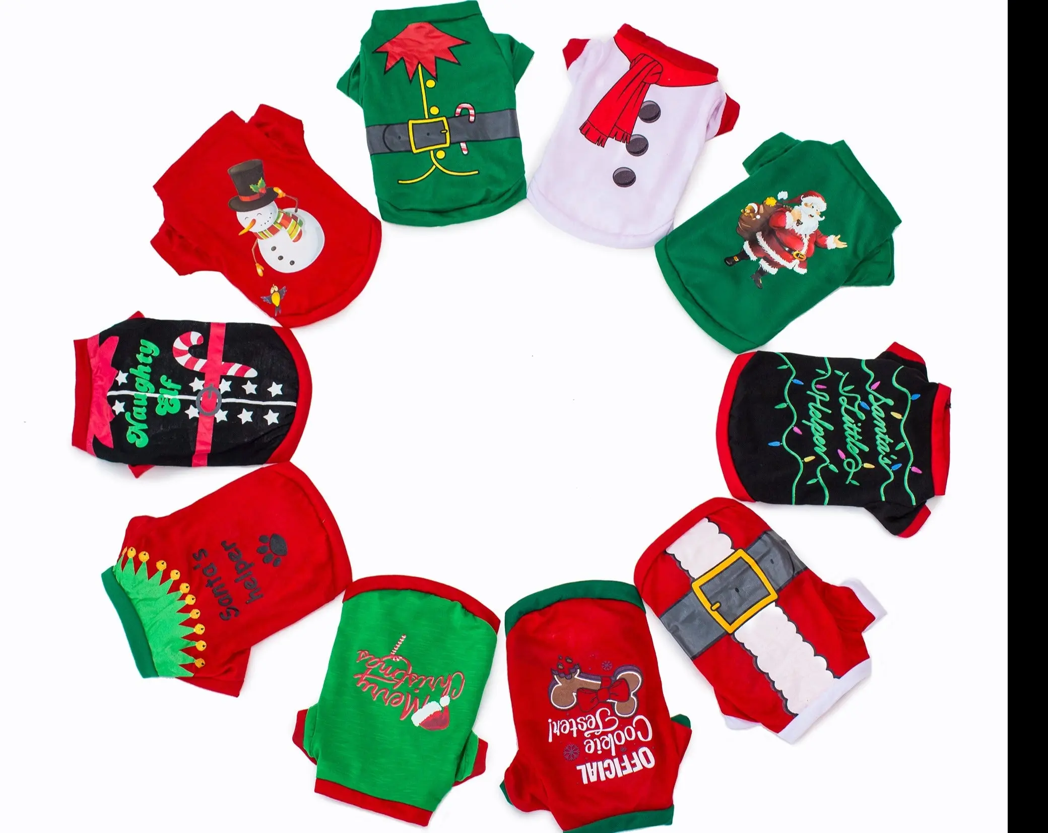 Dog Christmas Outfit Holiday Shirt