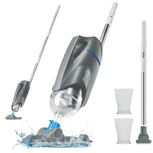 【Spring Cleaning】Yousky Pool Vacuum for Above Ground Pool with Telescopic Pole, Handheld Design with Powerful Suction up to 18.5 gallon/min Ideal for Leaves, Debris
