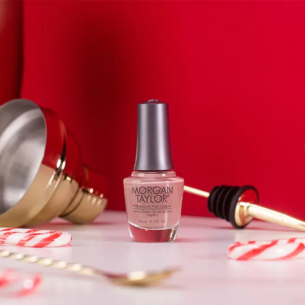 Morgan Taylor Flirting With The Phantom - Mauve Creme, Professional Lacquer, Vibrant, Chip-Resistant, Fast-Drying, Long-Lasting, High-Shine, Perfect for Manicures & Pedicure, 15mL.