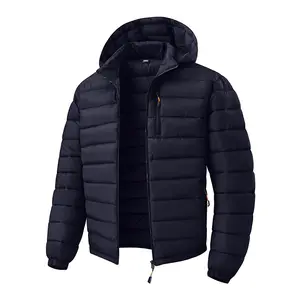 Gorpcore Hooded Puffer Jacket Lightweight Warm Winter Coat for Men
