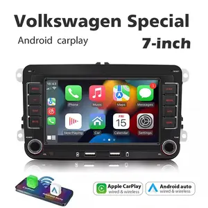 Volkswagen Tiguan/passat Dedicated Car Stereo, Wireless Carplay Bluetooth-compatible Hands-Free Audio Navigation, Abs Enclosure, Mp5 Player