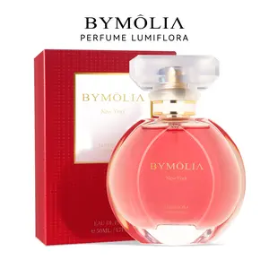 Bymolia Lumiflora Perfume - Long Lasting Addictive Personal Fragrance Oil - Citrus Fruits & Jasmine Scent Eau de Parfum, 1.7 Ounce / 50ml