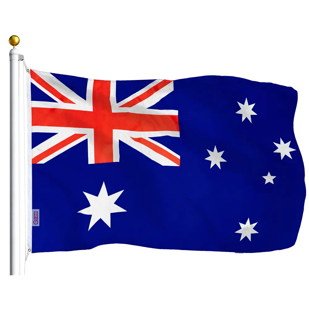 Australia (Australian) Flag 75D Printed Polyester 3x5 Ft