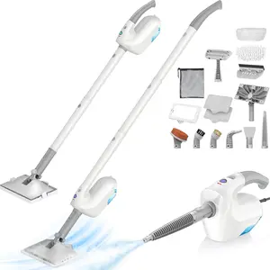 10-in-1 Steam Mop with Detachable Handheld Steamer, Multi & Up Steam Cleaner for  with 350ml , 10s Heat-Up, 2-Level Control, Lightweight and Multi-Surface Steamer for Floors, Carpets, Tiles