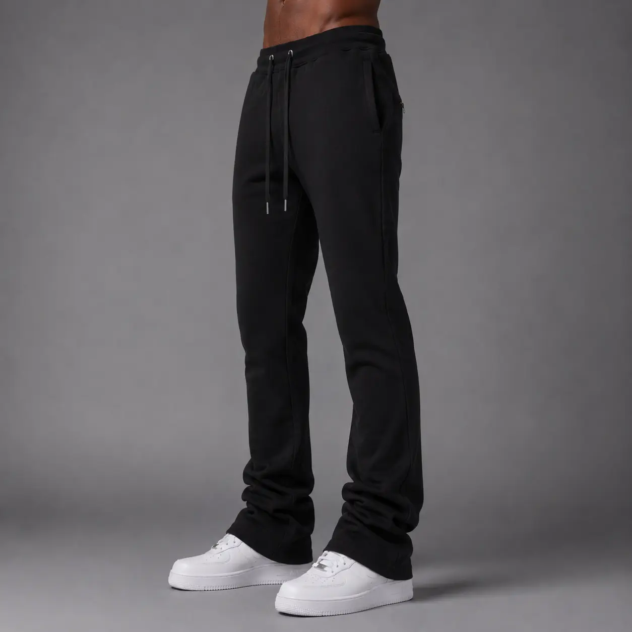 Armor - Stacked Sweat Pants - Black - M5690