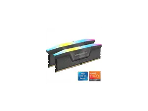 CORSAIR Vengeance RGB 64GB (2 x 32GB) 288-Pin PC RAM DDR5 6000 (PC5 48000) Desktop Memory Model CMH64GX5M2N6000Z40