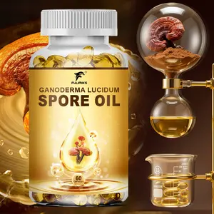 Ganoderma Lucidum Spore Oil Capsules 1300mg, Magnesium, CoQ10 & Turmeric, PQQ, Ashwagandha and More– Supports Heart Health, Calm Mood, Cellular Energy & Joint Comfort – 60 Count