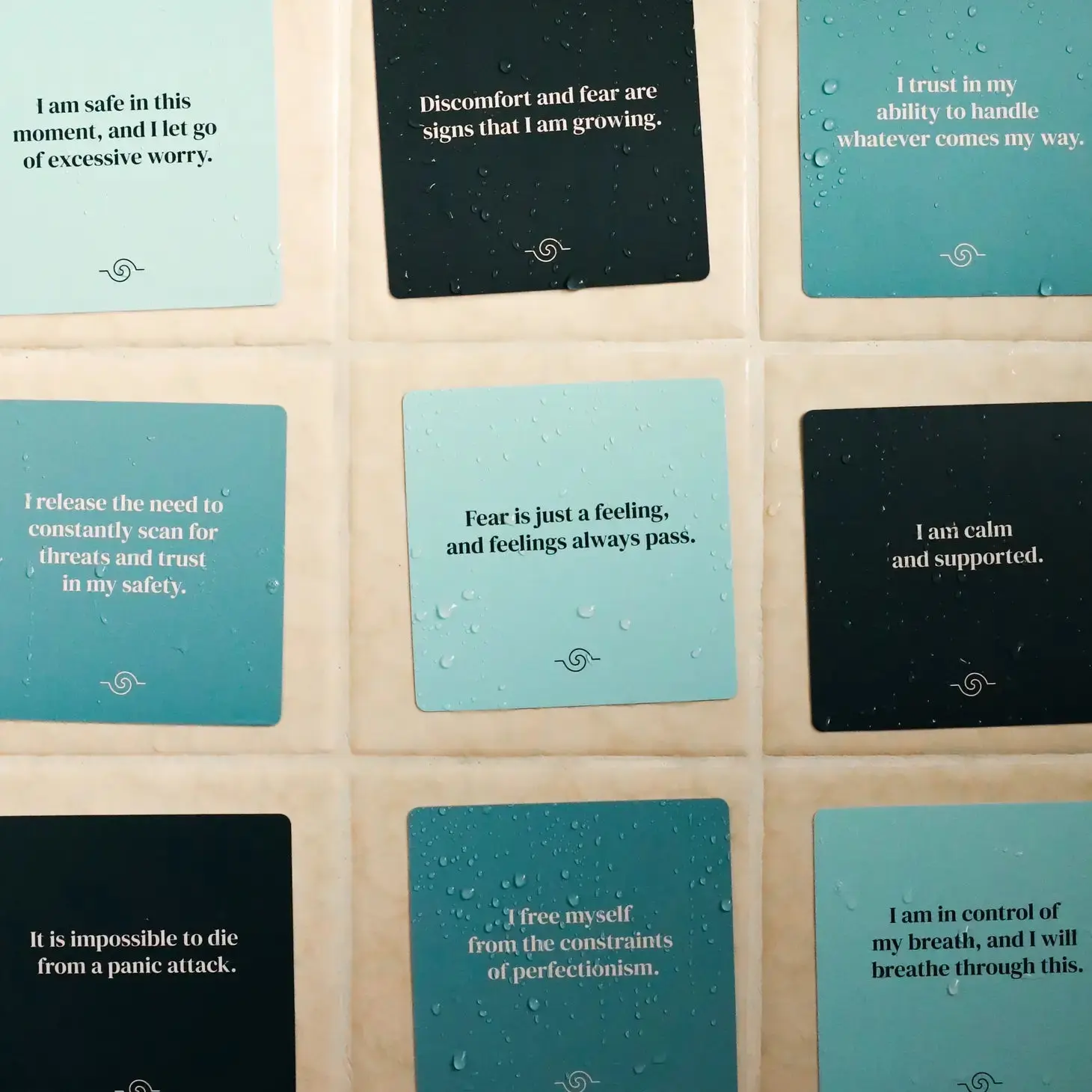 Shower Affirmation Cards Shower Affirmation Cards