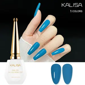 Kalsa Cloud Blue Nail Polish Gel 2026 New Arrival 15ML Spring Summer Trendy Highlight Glossy Peacock Blue Nail Art Manicure UV LED Lamp Glue