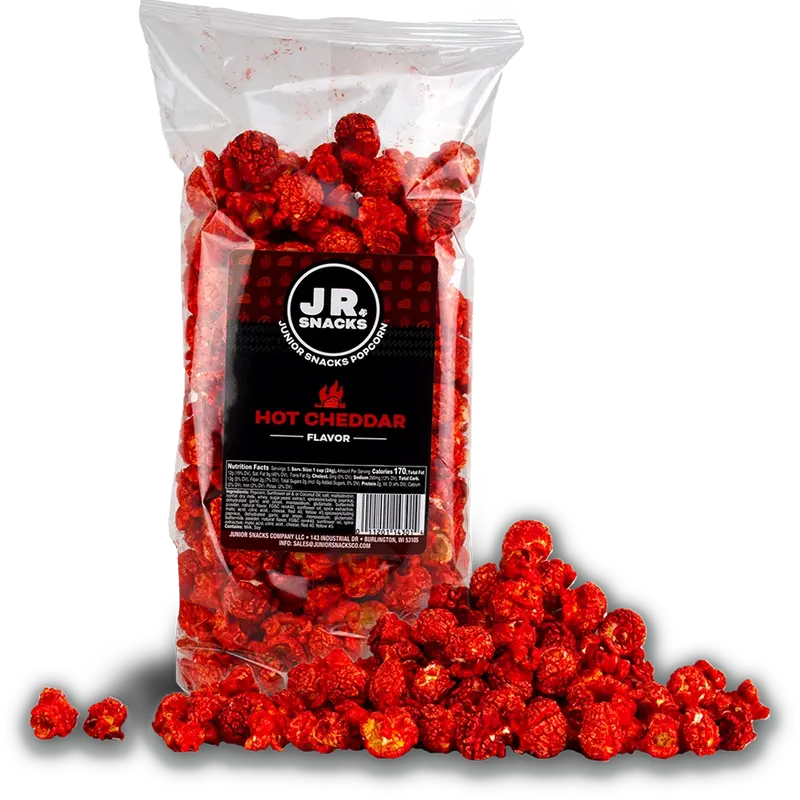 Junior Snacks Co. Hot Cheddar Popcorn
