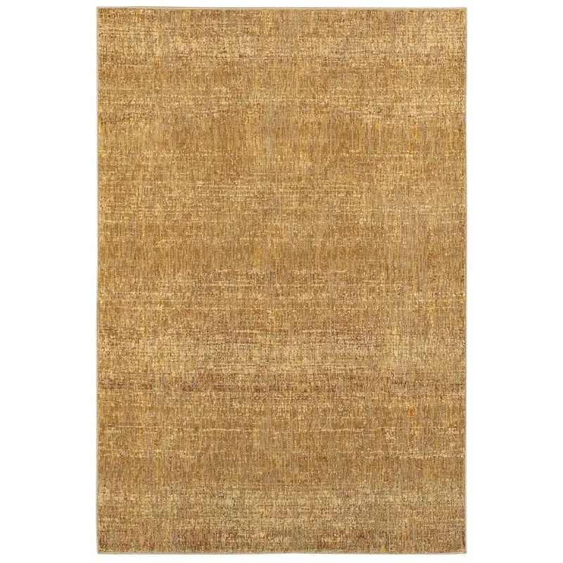 Oriental Weavers A8033R058100ST 1 ft. 10 in. x 3 ft. 2 in. Atlas Casual Area Rug, Gold
