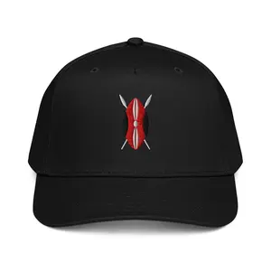 Embroidered Kenyan Shield Baseball Hat