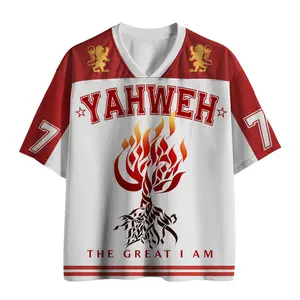 YAHWEH Christian Mesh Jersey Religious Faith Athletic Top Bible Verse Menswear Womenswear Best Gift