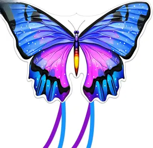 48.4'' Giant Girls Kites Easy to Fly for Kids Adults with 328.1 FT String, Beach Kite Outdoor Game Outside Toys Activity, Toys for Girls, Gift for Girls Ages 4-8