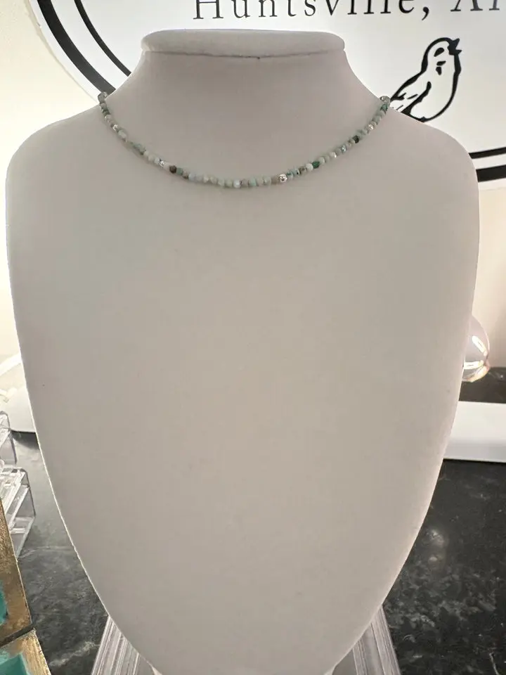 Dainty Peruvian Turquoise Necklace