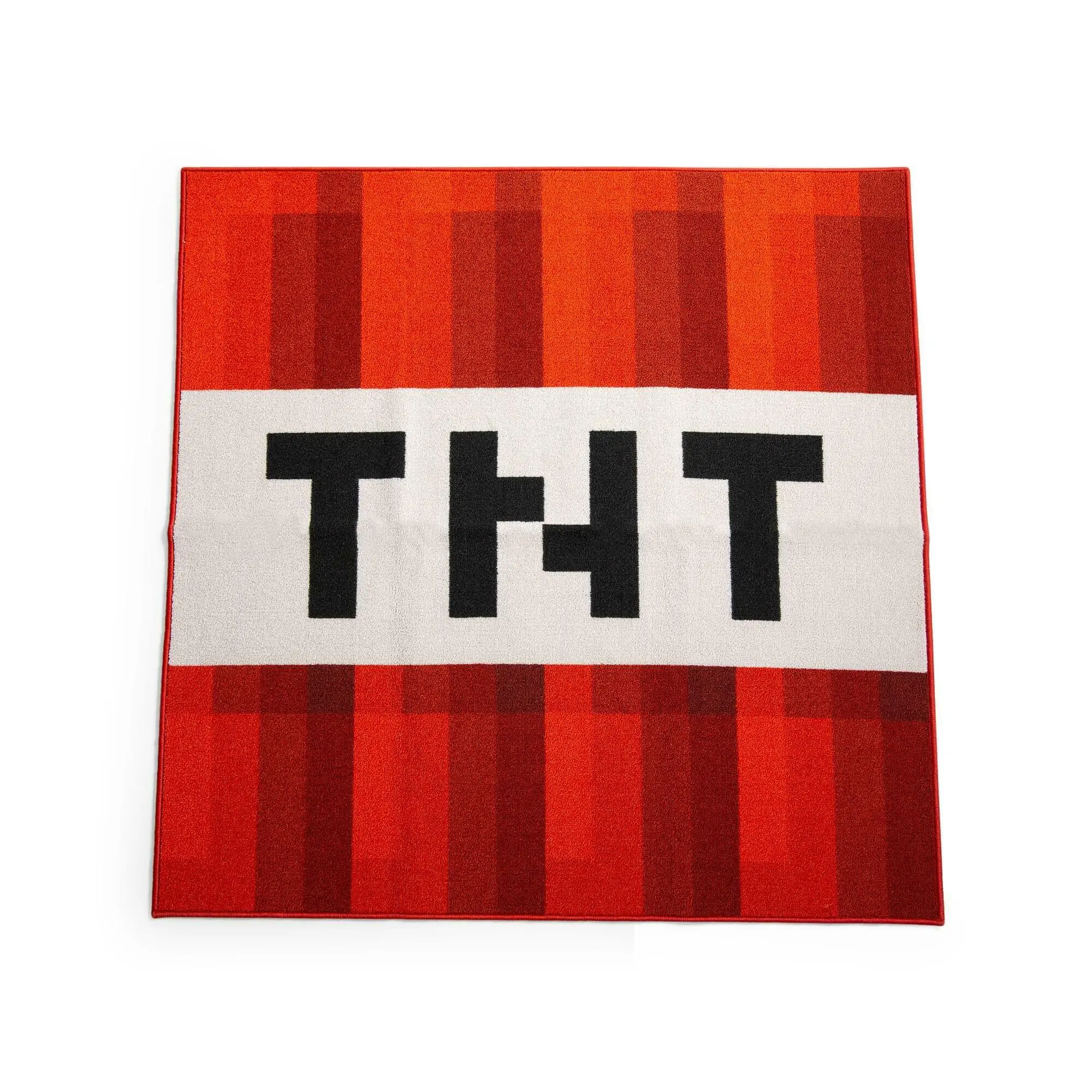 Minecraft Red TNT Block Square Area Rug | 52 Inches