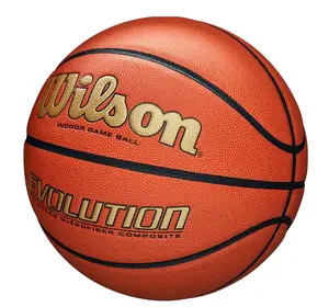 Wilson Evolution Official Game Basketball with High-Definition Pebbling