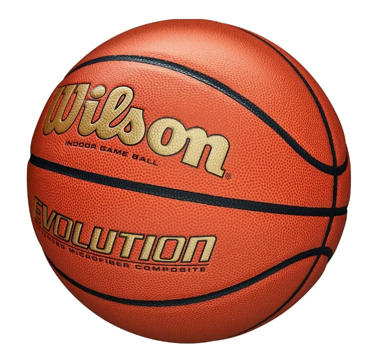 Wilson Evolution Official Game Basketball with High-Definition Pebbling