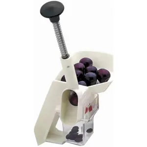212 MAIN Deluxe Cherry Pitter - Clamp-Style Automatic Feed Kitchen Utensil, Essential Gadget for Cherry Prep