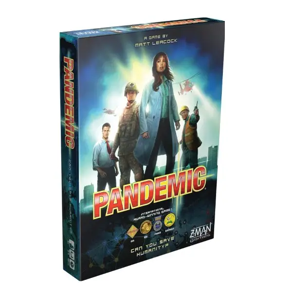 Pandemic Cooperative Strategy Board Game for Adults and Families, Teamwork Game to Stop Global Disease Outbreaks, Ages 8+, 2–4 Players, 45–60 Minute Playtime