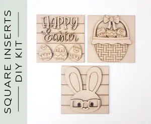 Happy Easter Square Tiles