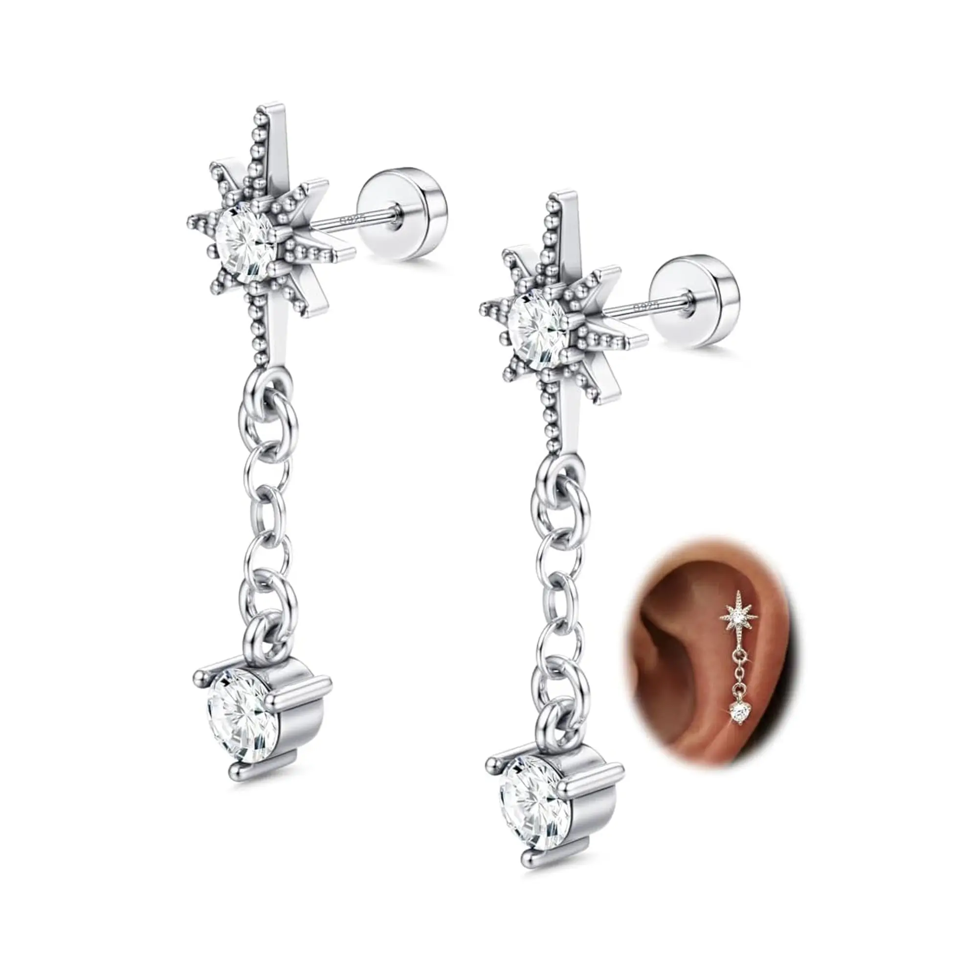 Silver-dangle