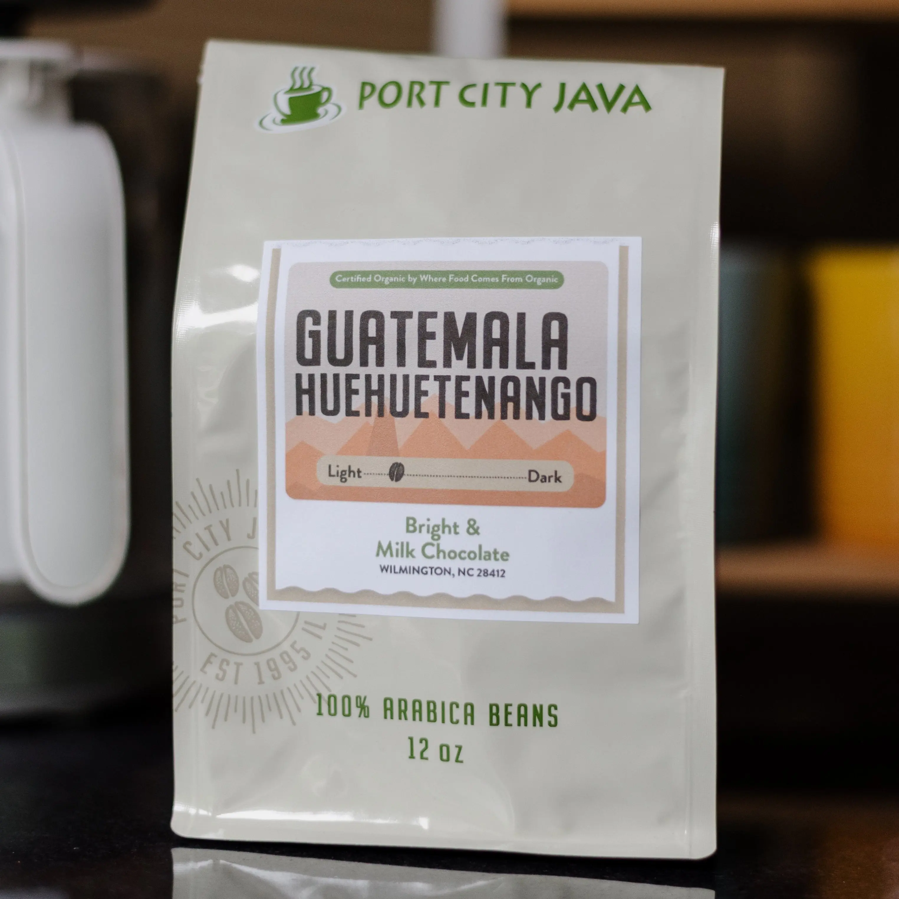 Guatemalan Huehuetenango Whole Bean Coffee 12oz