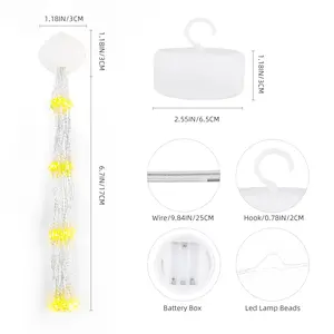 Warm White Firework Lights Christmas Decoration