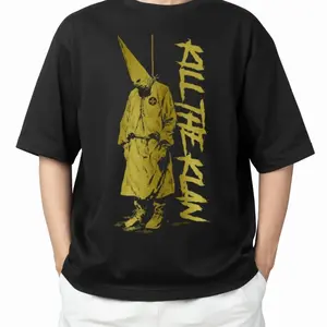 Kill The Klan T-shirt, Funny Klan Hanging Graphic Quote Retro 2 Sided T-Shirt, Anti-Fascist Shirt, Anti KKK Shirt, Trending Meme Shirt 4PJ