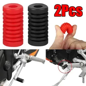 2Pcs Motorcycle Rubber Shift Lever Gear Cover Shifter Shoe Protector Gas Motorbike Parts  Lever Protection Moto Accessories