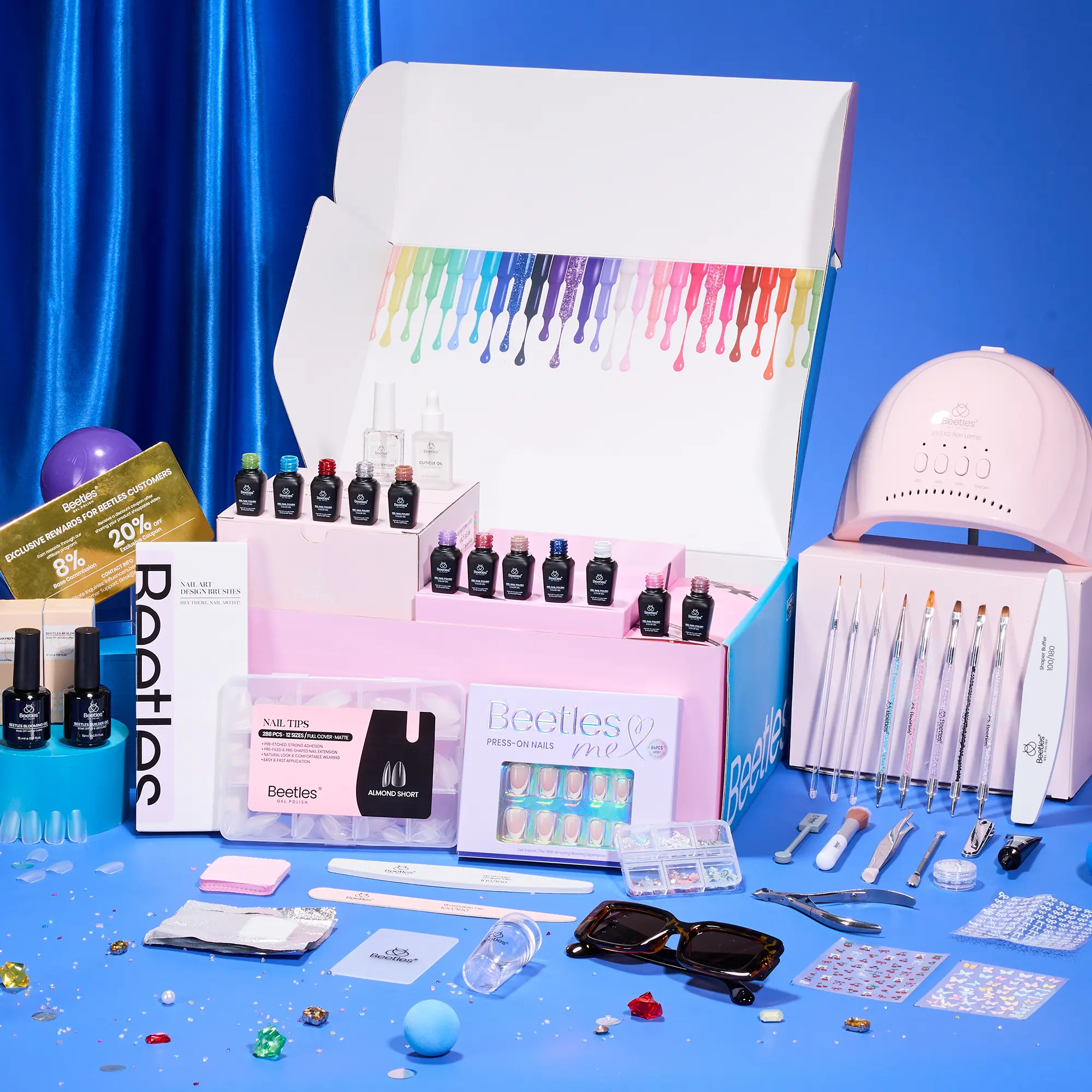 Wild Gleam-36 Color Deals Box with UV Lamp