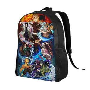 Demon Slayer Backpack Travel Laptop Anime Backpack for Men And Women Multifunction Backpacks