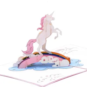 Unicorn Magic 3D Pop Up Greeting Card