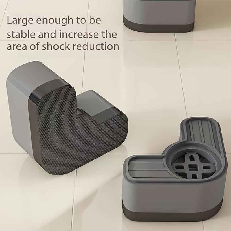 4x Anti Vibration Pads Non Skid Multifunctional Floor Protection Accessories Washer Dryer Avoids Moving for Washing Machine