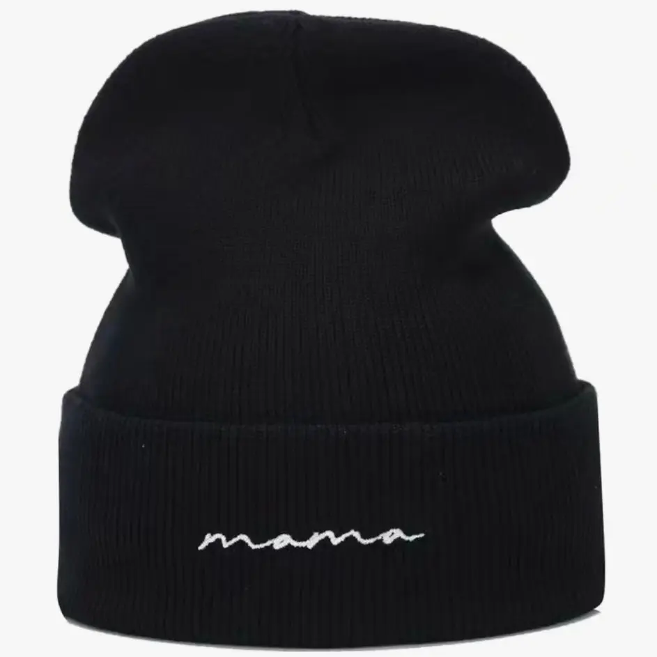 Black “mama” Beanie, Women’s Winter