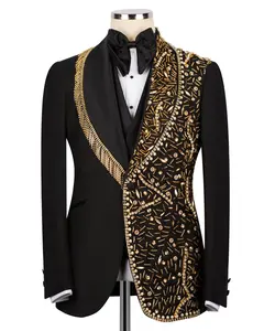 Handmade Golden Monarch Black Tuxedo
