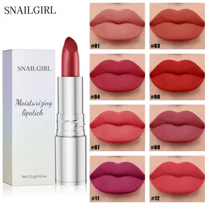 Matte lipstick, long-lasting and waterproof, non-transfer, highly pigmented, non-sticky, smudge-proof, moisturizing lipstick, suitable for women for date nights, dinners, and going out for photos.