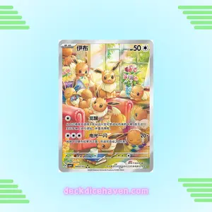 IN STOCK Pokemon TCG S-Chinese Gem Pack Vol.4 Eevee CBB4C-04 07/07 NM Holo