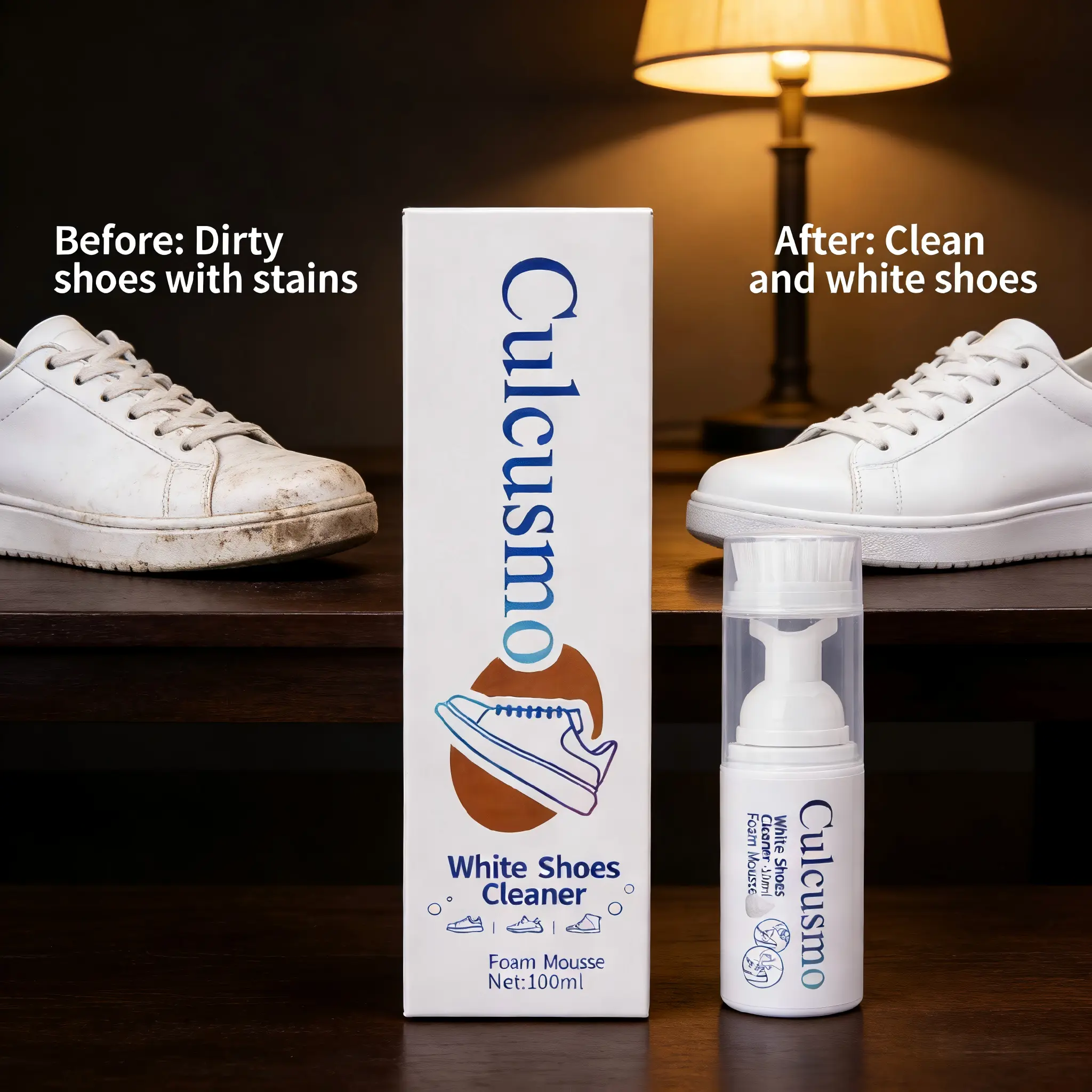 Shoe cleaning brush, waterless foam shoe cleaner with shoe brush, white shoe cleaner, multi-functional leather cleaner, ideal choice for sports shoe care, footwear, full grain leather and rubber,Household Cleaners,stock up on specials