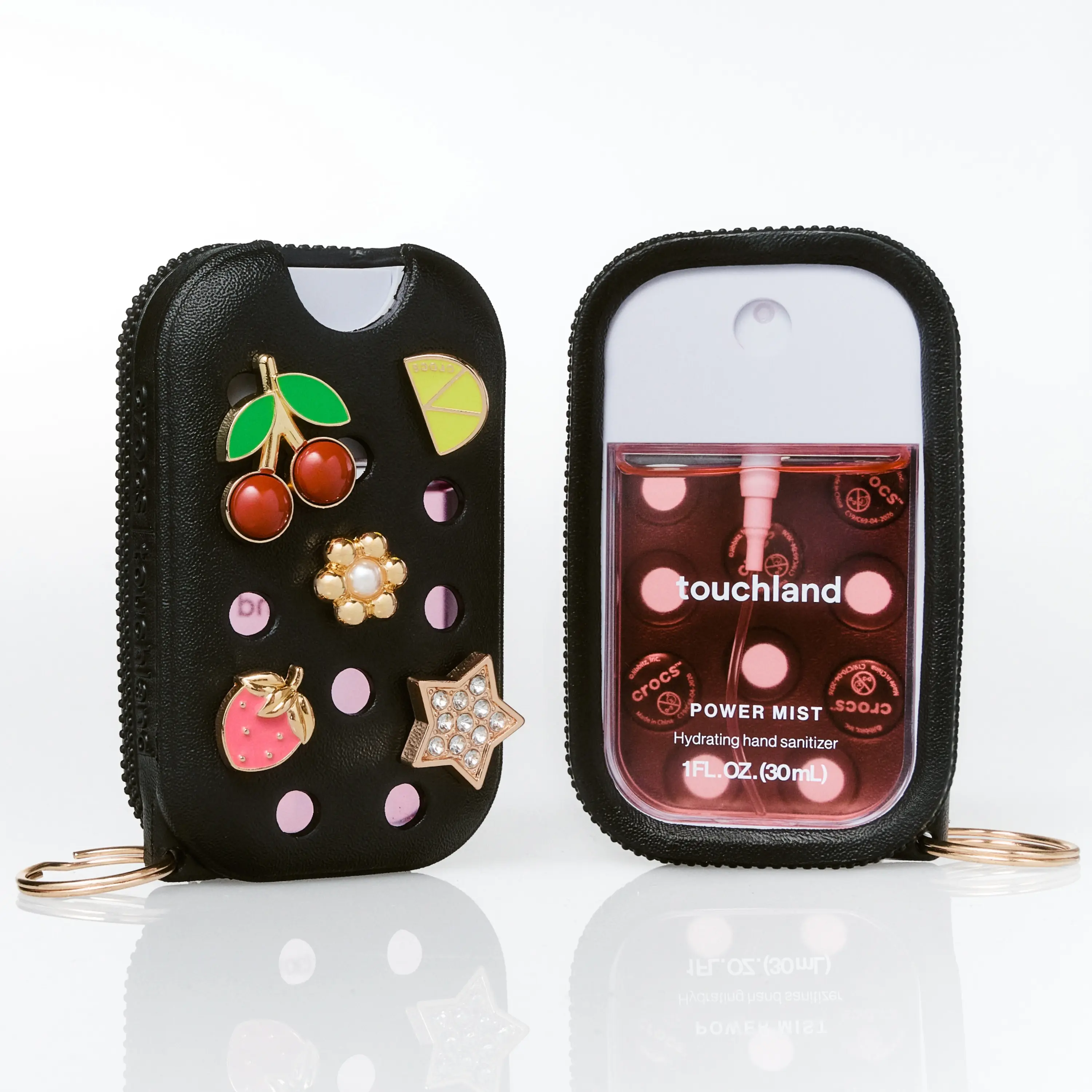 [TikTok Exclusive] Crocs x Touchland Choose Your Scent Bundle - Crocs Black Hand Sanitizer Case & Bundles