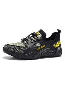 Men's Outdoor Breathable Casual Shoes, Durable Anti-Slip Quick-Dry Water Shoes, Low Top Eva Padding Comfort, Men's Footwear