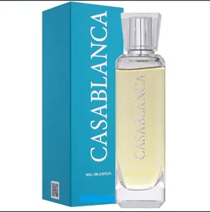 Casablanca EDP- 100 ML 3.4 Oz Unisex Perfume with Ripe Grapes, Sweet Apple, Patchouli, Orris, Blonde Wood, Amber and Musk