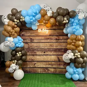 Cow Balloon Garland Arch Kit, 1 Set Balloon Garland Arch Kit with Cow Print Balloon, Party Decorations for Birthday Cowboy Baby Shower Wedding Carnival Circus Graduation