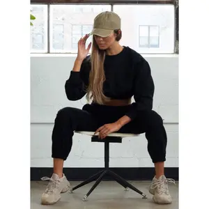 Premium Cropped Sweat Set