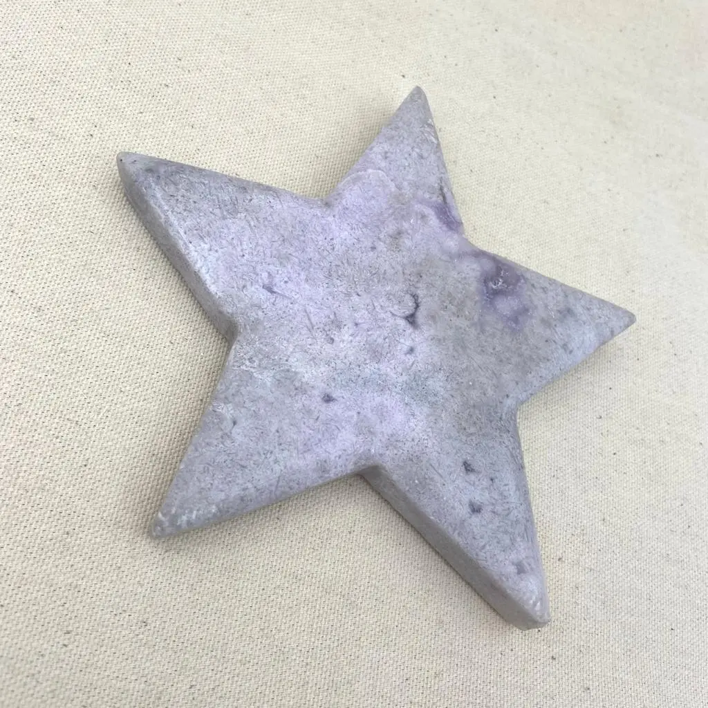 402g Purple Agate Star
