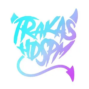 Trakas HDSPM Demon Heart Vinyl Decal Sticker UV & Waterproof Bumper Window Laptop Automotive Water Bottle Gift accessories – PINK HOLO 5"