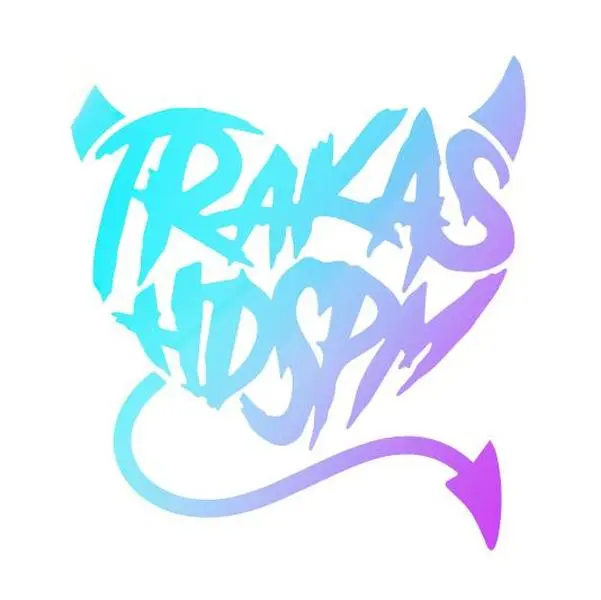 Trakas HDSPM Demon Heart Vinyl Decal Sticker UV & Waterproof Bumper Window Laptop Automotive Water Bottle Gift accessories – PINK HOLO 5"