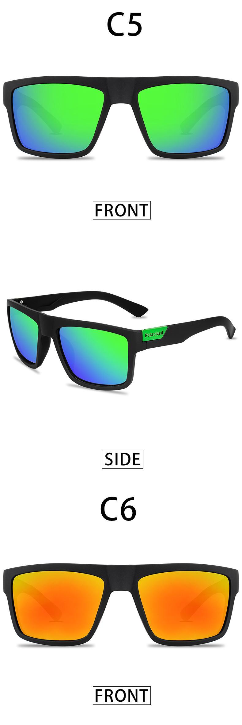 Unisex 3 Pack Sporty Sunglasses for Women, Oversized Square Sports Frames with Assorted Styles, Lightweight Impact-Resistant UV400 Shield, Crystal-Clear Vision All Black Polarized Lenses, Rectangle
